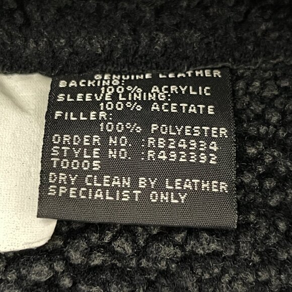 Black Reunion Menswear suede jacket size L - Picture 7 of 7